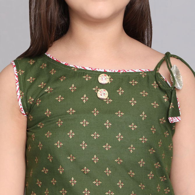 Aakruti 60 Girls Festive Wear  Kurti With Bottom Wholesale Kids Wear Catalog
